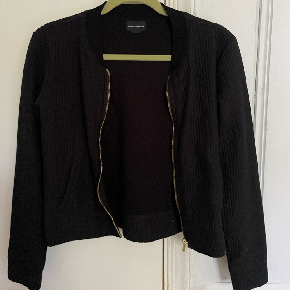 Club Monaco Bomber Sweater